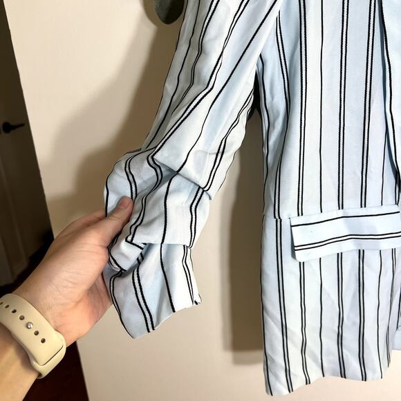 NWT Blue Striped Blazer LAST CALL - Picture 2 of 5